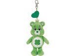 Plüschanhänger NICI "CARE BEARS, Glücksbärchis, Glücksbärchi, 15 cm", grün, Plüschfiguren, KinderB:7cm H:15cm L:7cm, Plüsch, Plüschanhänger, mit Charm, B:7cm H:15cm L:7cm