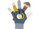 Greifspielzeug FEHN "Otter Theo, Spielhandschuh Otter", blau, Greifspielzeug, BabyB:25cm L:28cm, Greifspielzeug, B:25cm L:28cm