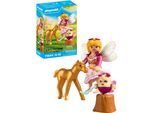 Konstruktions-Spielset PLAYMOBIL "Goldenes Einhornfohlen mit Fee (71844), Princess Magic", bunt, Spielbausteine, Kinder, Kunststoff, Konstruktions-Spielset, Made in Europe