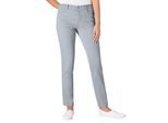 Stretch-Jeans ASCARI, Damen, Gr. 24, Kurzgrößen, grau, 91% Baumwolle, 6% Polyester, 3% Elasthan, unifarben, lang, Jeans