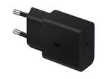 SAMSUNG USB-Ladegerät "USB-C Power Travel Adapter EP-T1510 15W ohne Kabel", schwarz, B:5,4cm H:3cm T:11,3cm, Ladegeräte, USB-Ladegerät