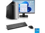 CSL Gaming-PC-Komplettsystem "Sprint V28988", Energieeffizienz: E, grau (anthrazit), Microsoft Windows 11 Home (64 Bit), 8 GB RAM 500 GB SSD, Computer_Komplettsysteme, Gaming-PC-Komplettsystem