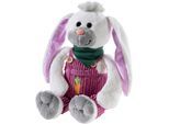 Kuscheltier HEUNEC "Latzhosen-Gang, Hase Mara Möhre", bunt, Plüschfiguren, KinderB:18cm H:35cm T:15cm, Polyester, Kuscheltier, B:18cm H:35cm T:15cm