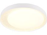 REALITY LEUCHTEN LED Deckenleuchte "ALETA, LED Deckenlampe mit Fernbedienung 24W 2500 Lumen CCT", weiß, 1, Ø 45cm H: 8cm, 1 Stk., Leuchten, 2700-6500K warmweiß bis kaltweiß, stufenlos dimmbar Nachtlicht Memory, LED Deckenleuchte