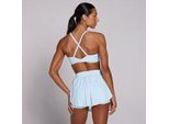 MP Damen Tempo Sport-BH mit gedrehtem Rücken - Babyblau - L