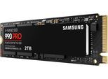 SAMSUNG interne SSD "990 PRO NVMe™ M.2", schwarz, 2 TB, Schreibgeschwindigkeitmaximal 6900 MB/s Lesegeschwindigkeitmaximal 7450 MB/s, Festplatten