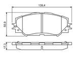 BOSCH Bremsbelagsatz, Scheibenbremse 0986494240 für LEXUS TOYOTA
