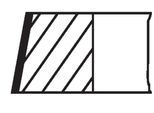 MAHLE Kolbenringsatz 00990v0