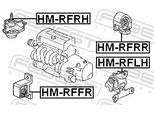 FEBEST Lagerung, Motor hmrffr vorne für HONDA