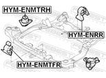 FEBEST Lagerung, Motor hymenmtrh vorne rechts für HYUNDAI