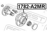 FEBEST Radnabe 1782a2mr Hinterachse für VAG