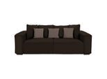 Luca Bessoni , Dunkelbraun , Textil , 244x62x117 cm , Armteil links, Armteil rechts ,