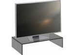 Xora Tv-Aufsatz, Grau, Glas, 60x14x35 cm, Wohnzimmer, TV Möbel, TV-Aufsätze