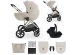 Kombi-Kinderwagen KINDERKRAFT "PRIME 3 3in1", Kinder, sand dune, Polyester, Stahl, Kinderwagen, inkl. Babyschale MINK