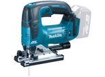 Akku-Pendelhubstichsäge MAKITA "DJV182Y1J / DJV182Z", blau (blau, schwarz), B:7,7mm H:208mm L:266mm, Sägemaschinen, 18 V, ohne Akku und Ladegerät