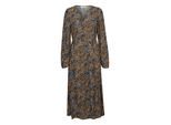 Midikleid B.YOUNG "Kleid BYJOSA", Damen, Gr. 36, N-Gr, braun (monk's robe mix), Obermaterial: 100% Viskose LENZING ECOVERO CV LenzEcov., Kleider Midikleid
