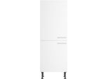 Midischrank OPTIFIT "Klara", weiß, B:60cm H:176,6cm T:58,4cm, Holzwerkstoff, Schränke, Midischrank, Breite 60 cm