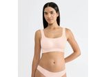 Bustier SLOGGI "ZERO Feel 2.0", Damen, Gr. S, N-Gr, rosa (puff pink), Single Jersey, Obermaterial: 76% Polyamid, 24% Elasthan, BHs Bustier, mit herausnehmbaren Pads, leichter Halt, Mikrofaser