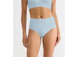 High-Waist-Slip SLOGGI "ZERO Feel 2.0", Damen, Gr. M, light blau, Jersey, Obermaterial: 76% Polyamid, 24% Elasthan, körpernah, Unterhosen, feine Mikrofaser, atmungsaktiv, mit hoher Taille, ultraleicht