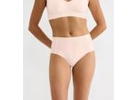 High-Waist-Slip SLOGGI "ZERO Feel 2.0", Damen, Gr. XL, puff pink, Jersey, Obermaterial: 76% Polyamid, 24% Elasthan, körpernah, Unterhosen, feine Mikrofaser, atmungsaktiv, mit hoher Taille, ultraleicht