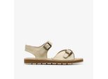 PlaysunReef K. Off White Lea Sandalen