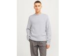 Jack & Jones Milano Stitch Baumwoll Herren Sweatshirt in Grau