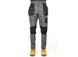 Caterpillar Essentiële Kniezak Stretch Holster Polyester Heren Grijze Buitenbroek
