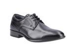 Pod Carl Leren Heren Zwarte Veterschoenen