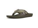 Fitflop iQushion Polyester Heren Flip-Flops in Diep Olijf/Salie Groen