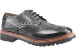 Cotswold Quenington Commando Zwarte Leren Veterschoenen Voor Heren
