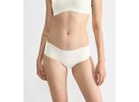 Hipster SLOGGI "ZERO Feel 2.0", Damen, Gr. M, weiß (silk weiß), Single Jersey, Obermaterial: 76% Polyamid, 24% Elasthan, Unterhosen, softe Mikrofaser, atmungsaktiv, ultraleicht und dehnbar