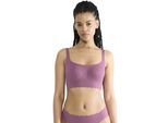 Bustier SLOGGI "ZERO Feel Bliss", Damen, Gr. S, N-Gr, lila (lila clover), Spitze, Obermaterial: 76% Polyamid, 24% Elasthan, BHs Bustier, mit herausnehmbaren, atmungsaktiven Pads und Stretch-Spitze