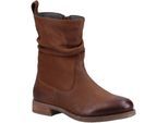 Hush Puppies Emilia Leder Damen Tan Stiefel