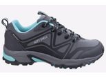 Cotswold Abbeydale Low Dames Wandelschoenen Grijs/Zwart/Aqua