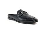 Pod Mila Leder Damen Schwarze Pantoletten