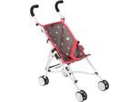 Puppenbuggy CHIC2000 "Roma, Mini-Buggy", bunt (butterfly koralle), Puppenwagen, KinderB:29cm H:57cm T:50cm, Kunststoff, Metall, Stoff, Puppenbuggy, B:29cm H:57cm T:50cm