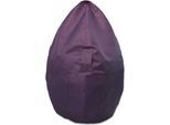 Sitzsack KINZLER "Kimi small", lila (brombeer), B:65cm H:110cm, Polyester, Sitzsäcke, Sitzsack, Uni Farben, mit Taschen & Tragegriff, Outdoor geeignet, Kinderzimmer