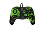 Gamepad "Rematch Vired1Up Glow in the DarkSwitch", schwarz, PDP - PERFORMANCE DESIGNED PRODUCTS, Spielecontroller, Gamepad