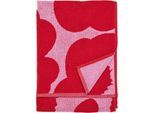 Handtuch MARIMEKKO "UNIKKO", rot (rosa,rot), B:50cm L:70cm, Frottee, Obermaterial: 100% Baumwolle, Handtücher, Handtuch, 100% Baumwolle, angenehm weich, 50 x 70 cm