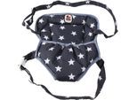 Puppen Bauchtrage CHIC2000 "Sternchen", blau (sternchen blau), Puppenausstattungen, KinderB:2cm H:25cm T:2cm, Polyester, Puppen Bauchtrage, B:2cm H:25cm T:2cm