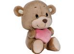 Kuscheltier NICI "Bär mit Herz, 22 cm", braun, Plüschfiguren, KinderB:16cm H:22cm L:12cm, Kuscheltier, B:16cm H:22cm L:12cm