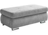 Hocker DIE PLANBAR "MP-IN16037", grau (silber), B:129cm H:47cm T:64cm, 90% PES 10% PA, Hocker, Hocker, mit Stauraum