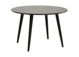 Mid.you Esstisch, Schwarz, Holz, Akazie, vollmassiv, Holz, rund, konisch, 115x76x115 cm, Esszimmer, Tische, Esstische, Esstische rund