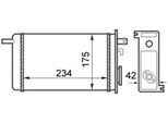 MAHLE Wärmetauscher, Innenraumheizung ah44000s für RENAULT TRUCKS