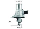 MAHLE Thermostat, Kühlmittel tm41105 für Opel Vaughall CHEVROLET GMC GM Fiat ALFA ROMEO