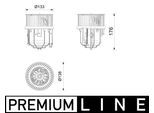 MAHLE Innenraumgebläse ab416000p für JAGUAR LAND ROVER