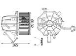 MAHLE Innenraumgebläse ab453000s für CUPRA