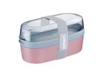 Lunchbox WESTMARK "»Mini«", rosa, B:21cm H:11,5cm L:10cm, Kunststoff, Polyprophylen (PP), Lebensmittelaufbewahrungsbehälter, Lunchbox, Made in Germany, 5 Jahre Garantie