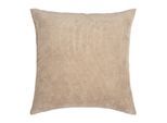 Dekokissen PAD "CASUAL", beige (sand, unifarben), B:40cm L:40cm, Polyacryl, Polyester, Dekokissen_Sitzkissen_Kissenhüllen, Made in Europe