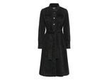Jeanskleid KAFFE "Denimkleid KAcarly", Damen, Gr. 34, N-Gr, schwarz (schwarz washed denim), Obermaterial: 100% Baumwolle CO., Kleider
